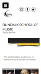 Mobile Screenshot of dundalkschoolofmusic.com